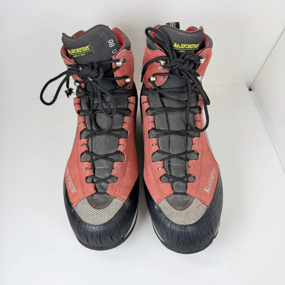 La Sportiva Trango S Evo GTX Boots EU 47 Red Black Made in Italy